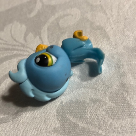 Littlest Pet Shop #317 Blue Cockatoo Bird LPS - Picture 5 of 16